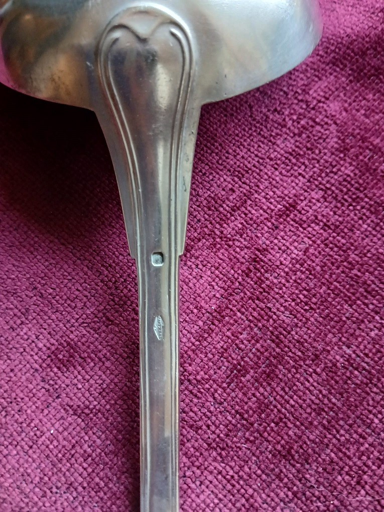 Solid Silver Soup Ladle-photo-3