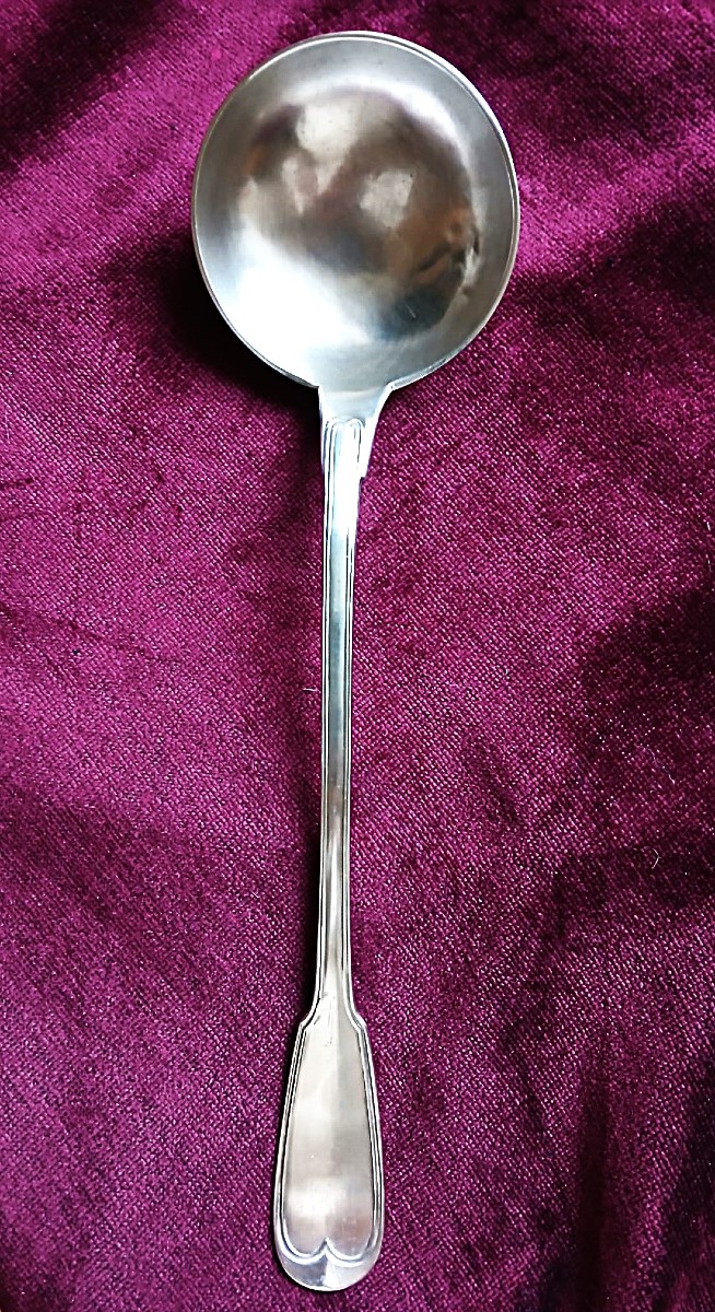 Solid Silver Soup Ladle