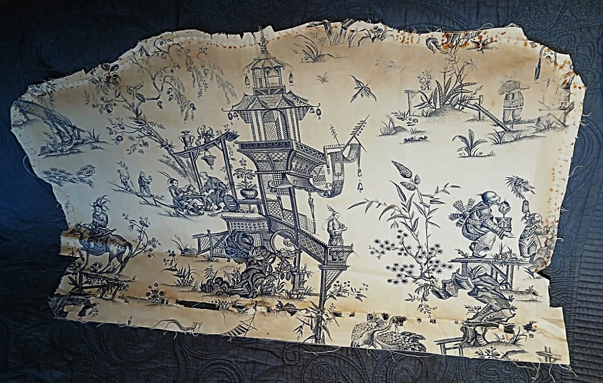 18th Century Toile De Jouy Panel-photo-2