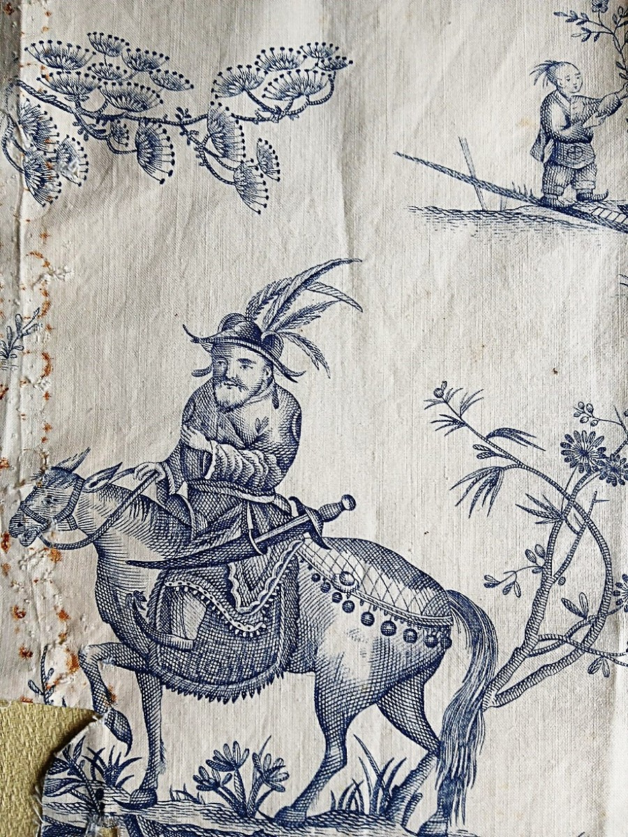 18th Century Toile De Jouy Panel-photo-1