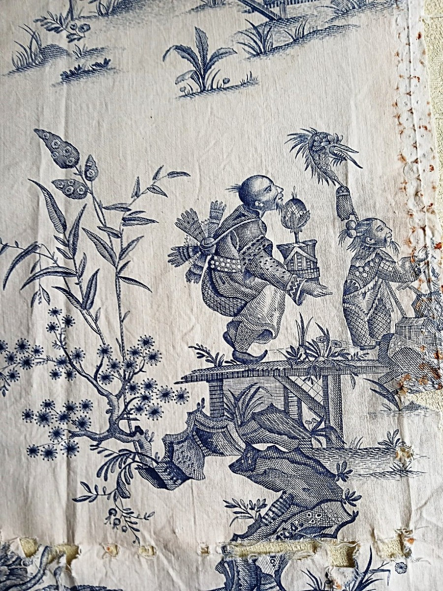 18th Century Toile De Jouy Panel-photo-2