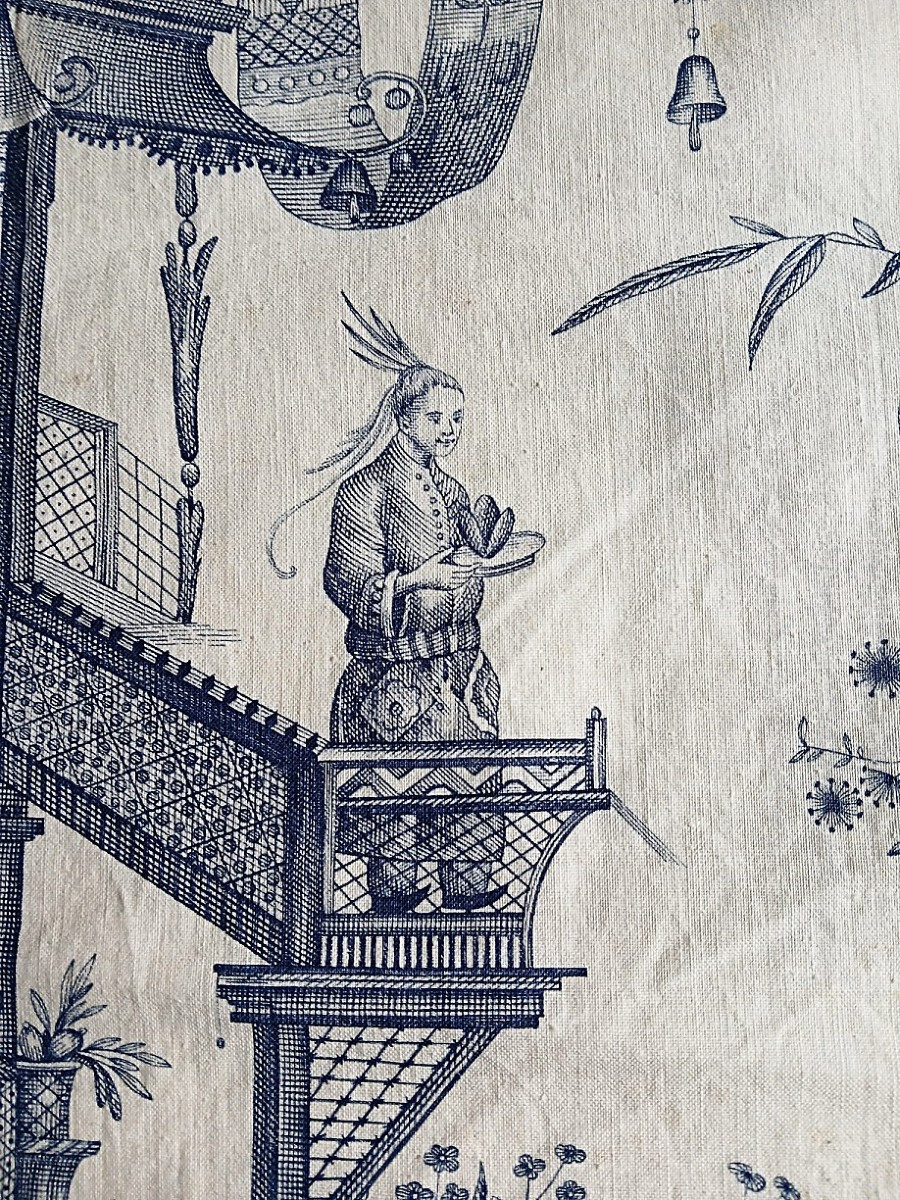 18th Century Toile De Jouy Panel-photo-3