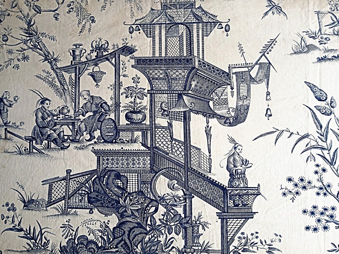 18th Century Toile De Jouy Panel