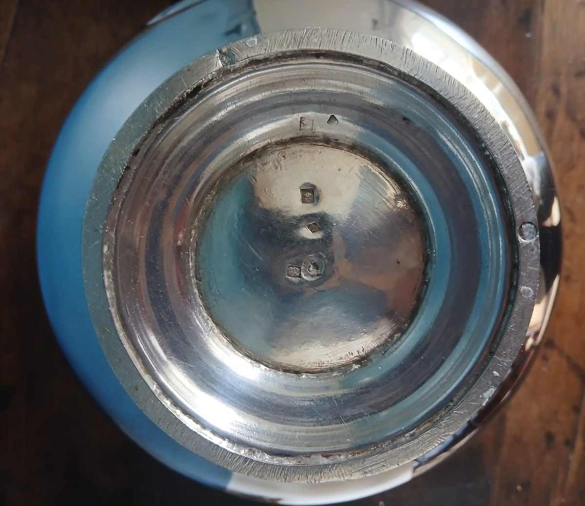 Sucrier en argent massif XIX-photo-1