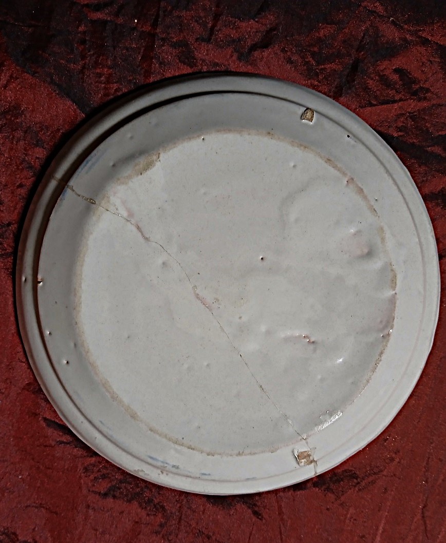 Ensemble de 5 assiettes Auxerroises fin XVIII-photo-5