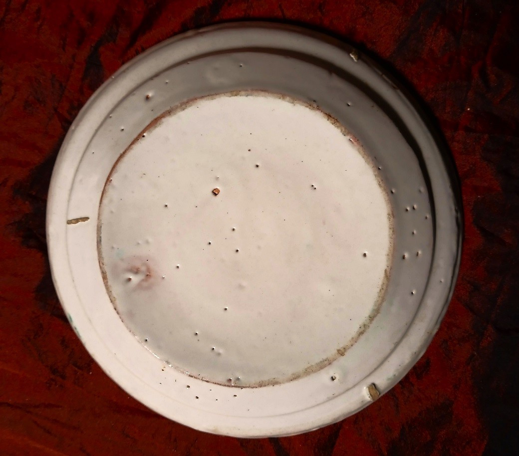 Ensemble de 5 assiettes Auxerroises fin XVIII-photo-6