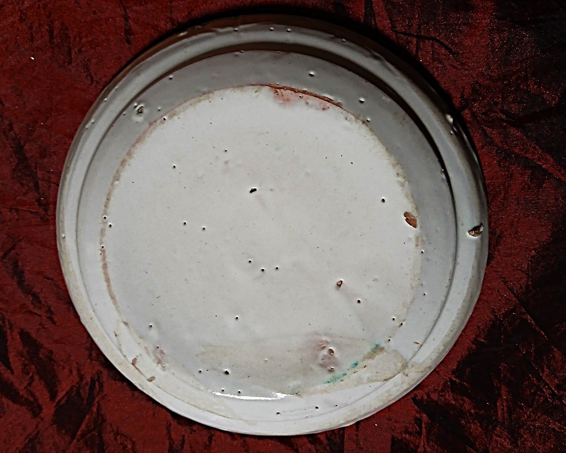 Ensemble de 5 assiettes Auxerroises fin XVIII-photo-8