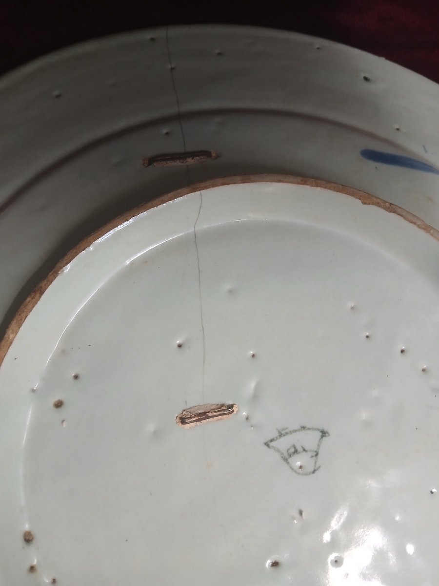 18th-century Savona Earthenware Plate-photo-4