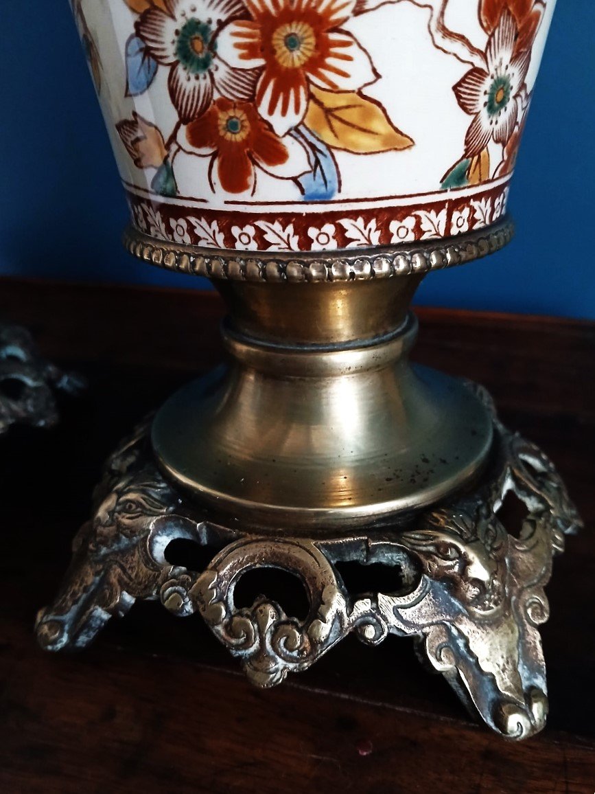 Pair Of 19th-century Kerosene Lamps-photo-3