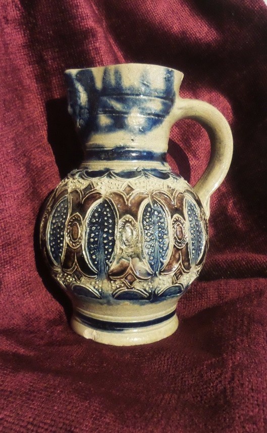 Small Sandstone Pitcher From Westerwald XVII