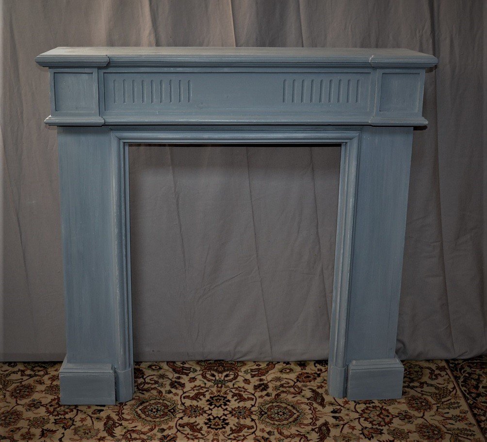 Louis XVI Wooden Fireplace-photo-5