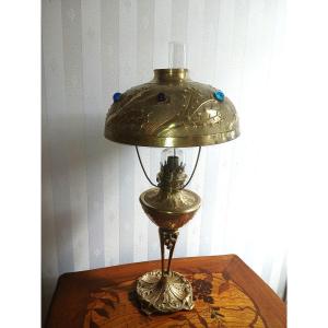 Lampe Art Nouveau style Gallé