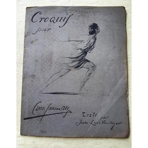 7 Gravures à l'eau-forte Epoque 1920