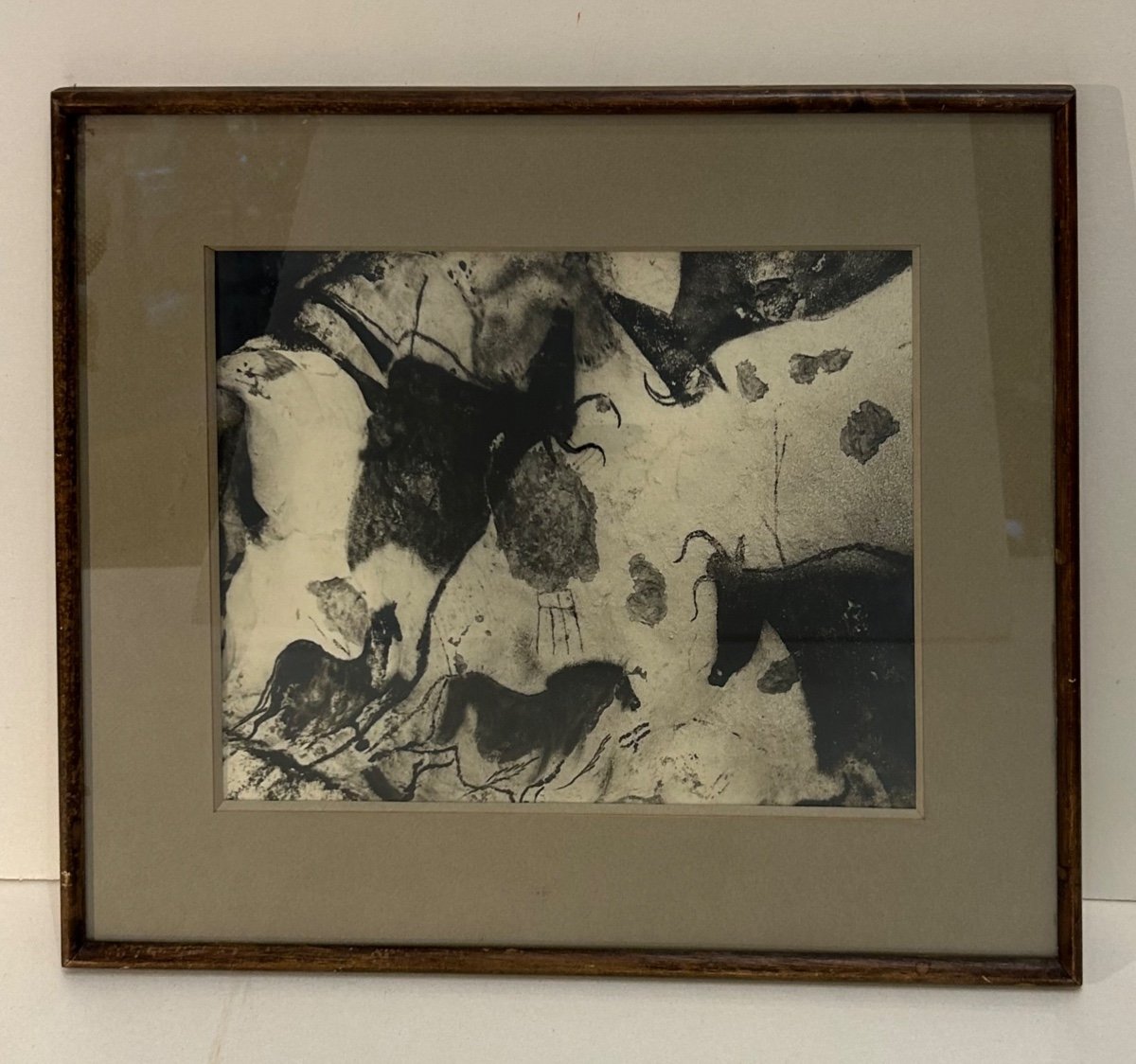 Photo By Fernand Windels Representing The Cave Paintings Of The Lascaux Cave 1940/41