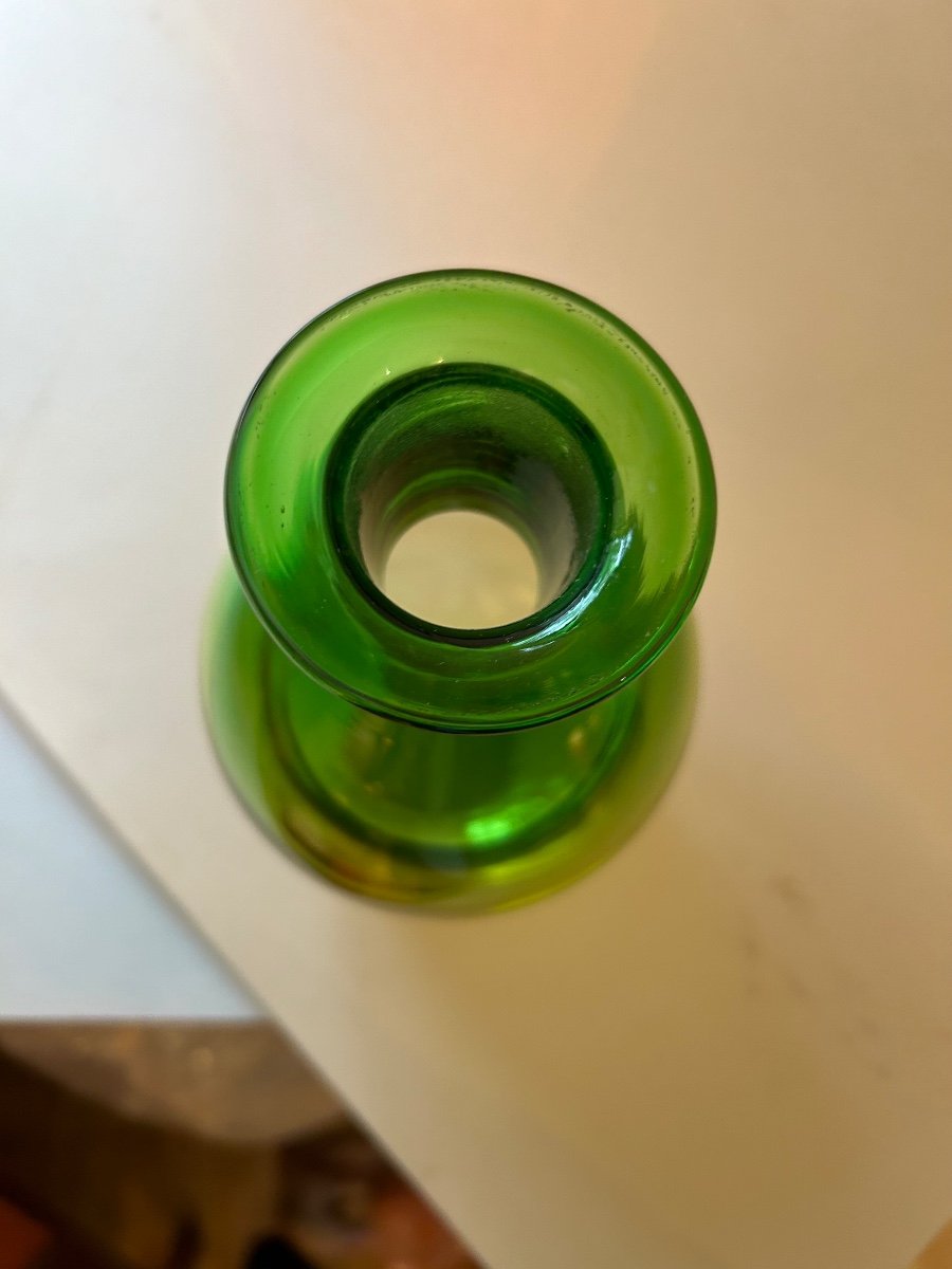 Bouteille mmergée en verre de Murano 1960.  Production  Seguso  Vetri D’arte-photo-2