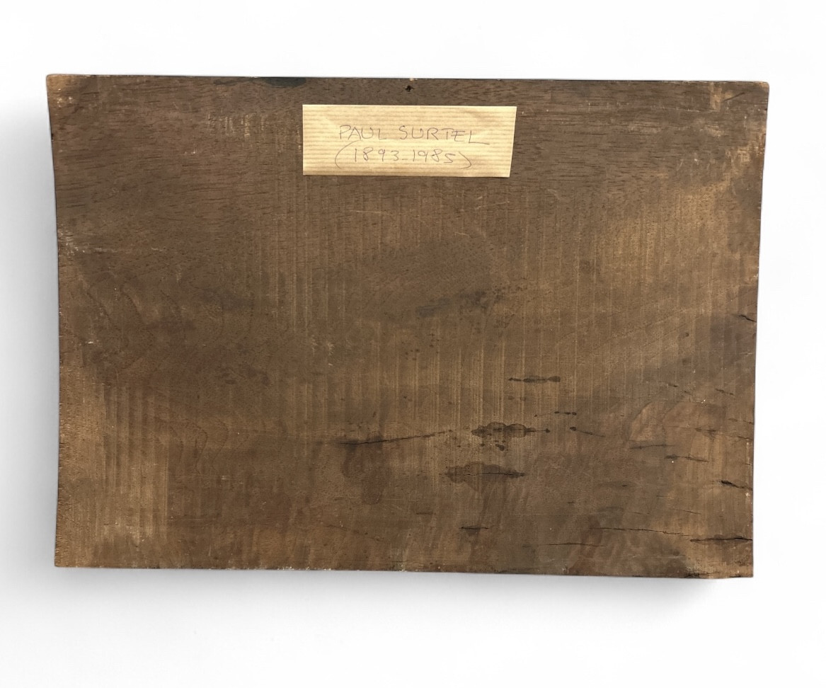 Huile sur bois - paysage - Paul Surtel (peintre français) - Ecole provençale - début 20ème -photo-2