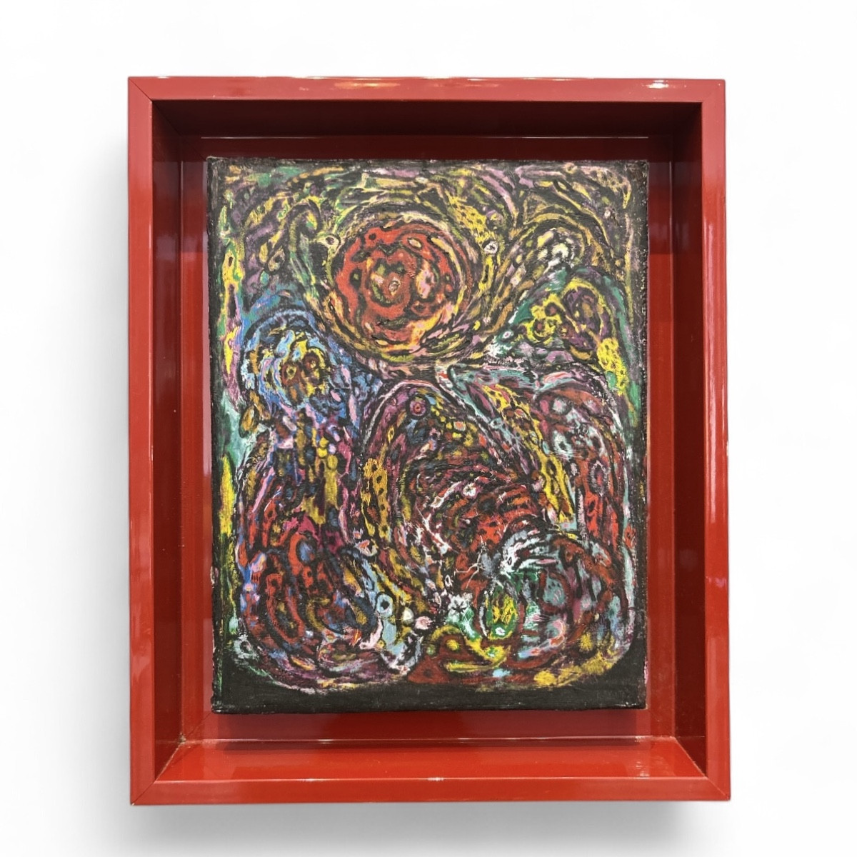 Oil On Canvas - Abstract Subject - Elna Fonnesbech-sandberg (danish) - 1988