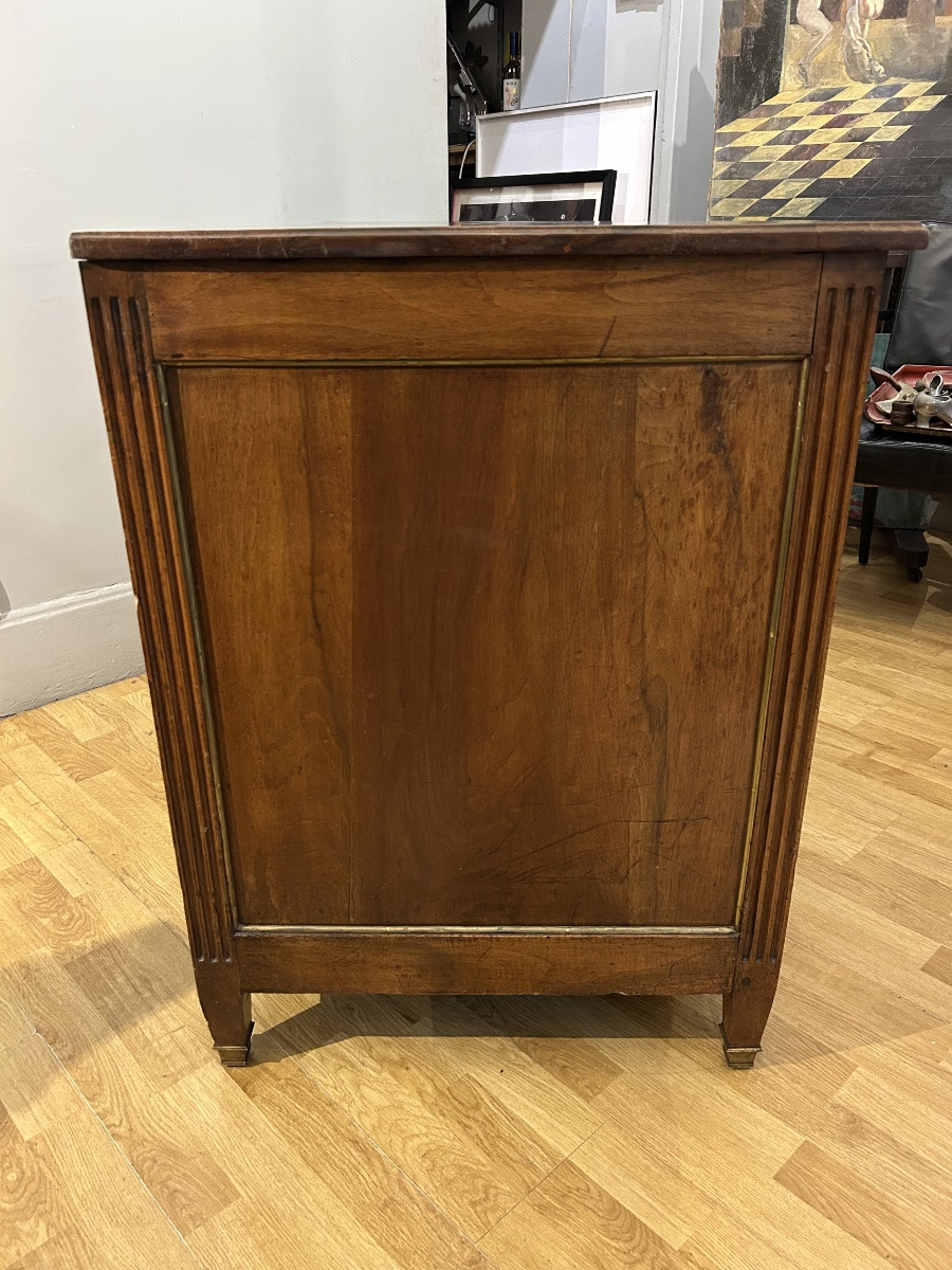 Louis XVI Period Chest Of Drawers - Walnut-photo-2