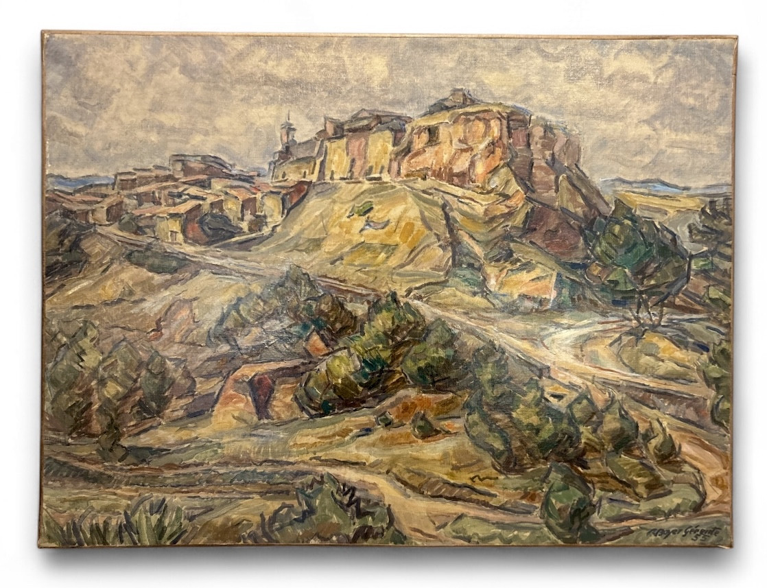 Oil On Canvas - 1955 - Montagne Sainte Geneviève - Signed R. Boyer Gerinte?