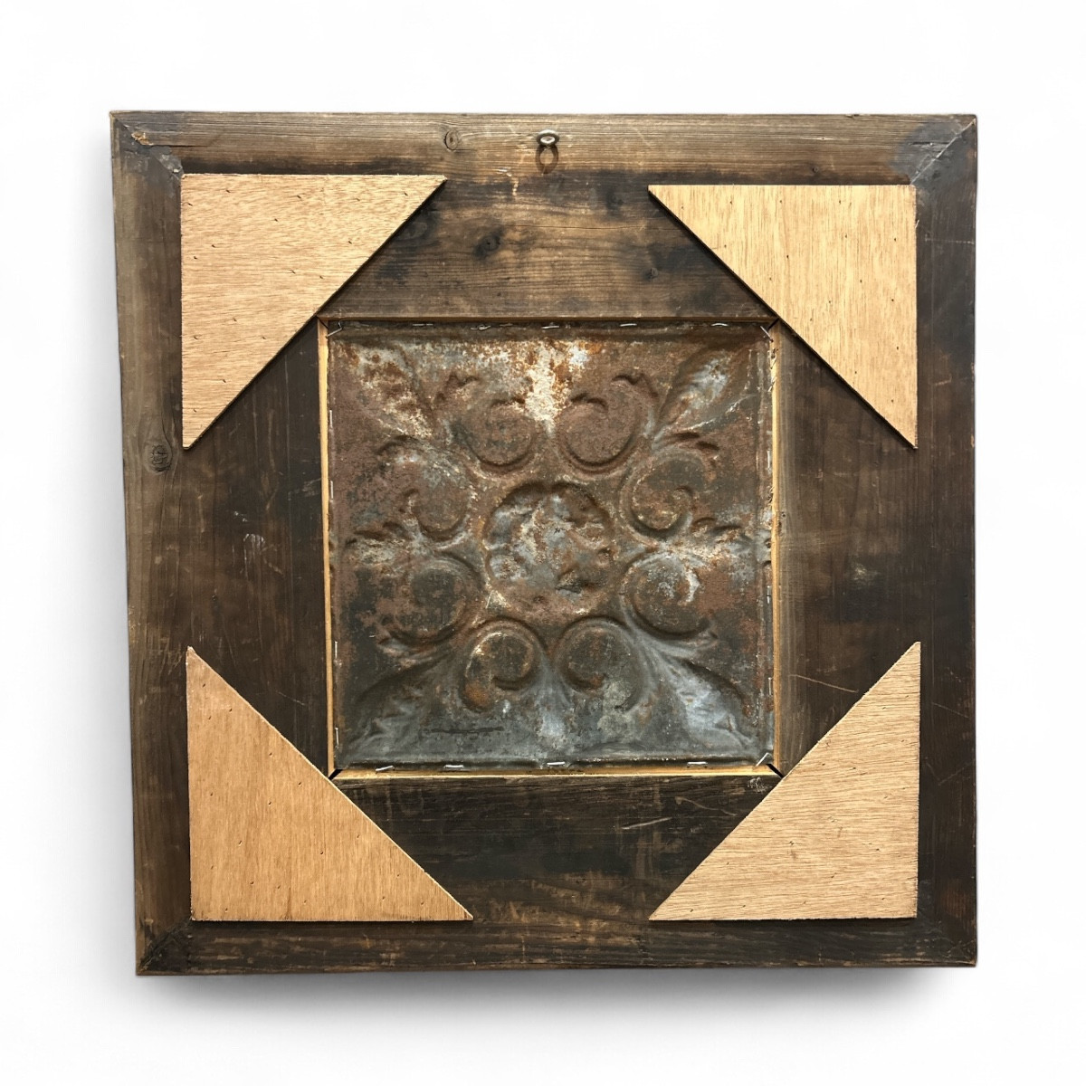 Decorative Framed Zinc Panel - 20th Century -photo-2
