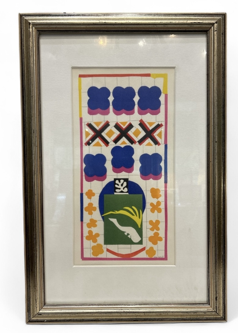 Lithographie « Poisson chinois » 1951 - Henri Matisse (peintre français)
