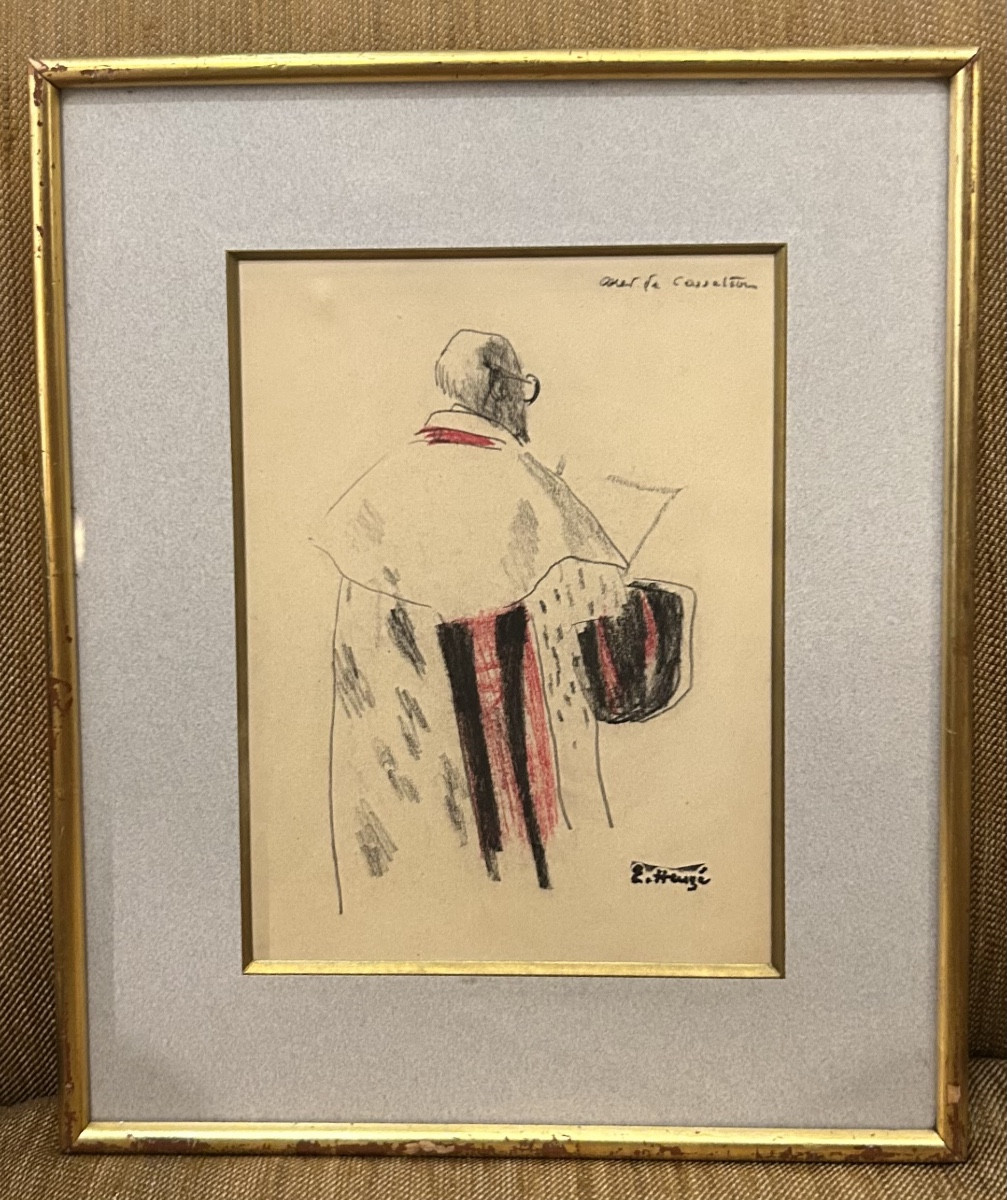 Edmond Heuzé 20ème dessin  « Cour de cassation »