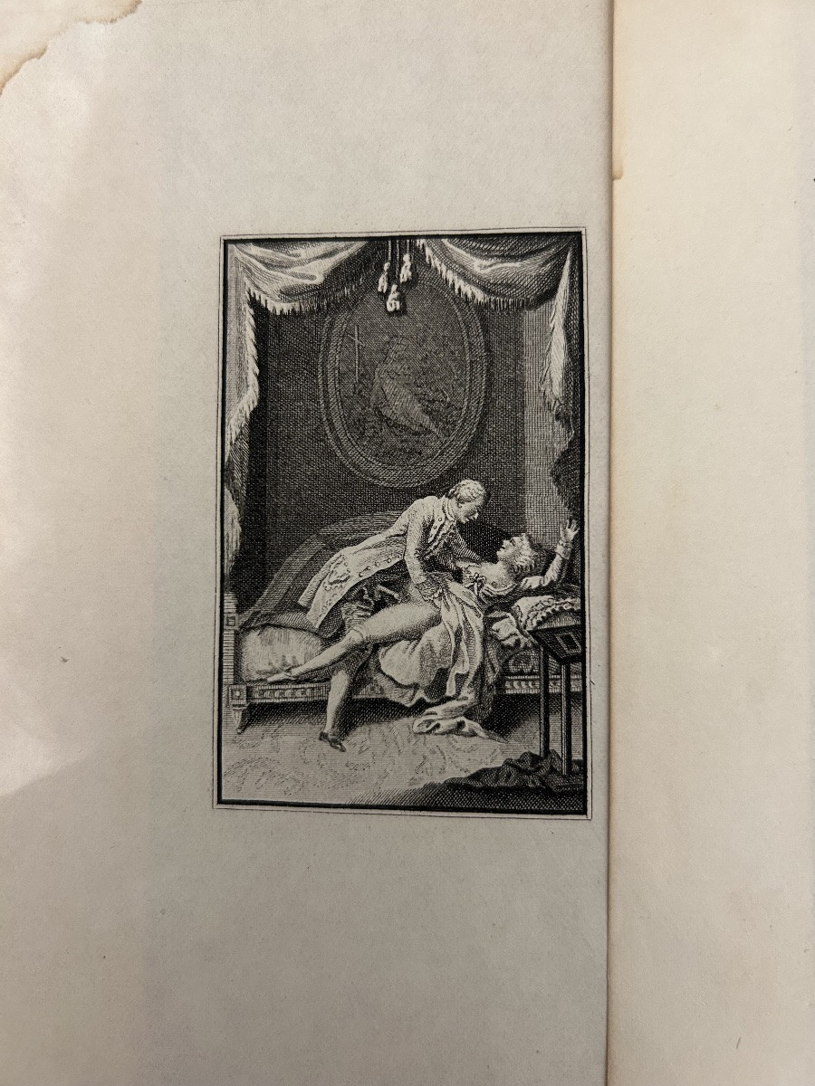 Lot Of 9 Erotic Engravings - 19th Century-photo-2