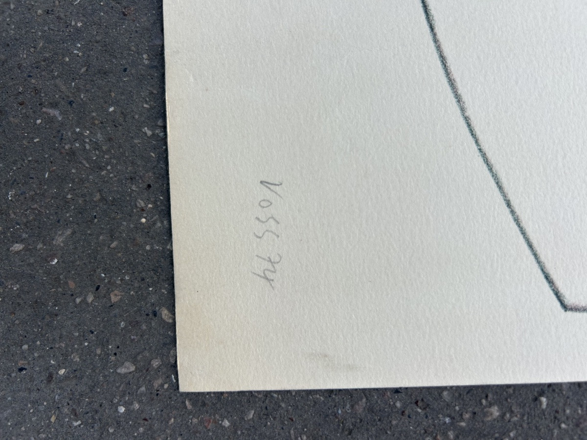Jan Voss - German - 20th - Abstract Engraving-photo-2