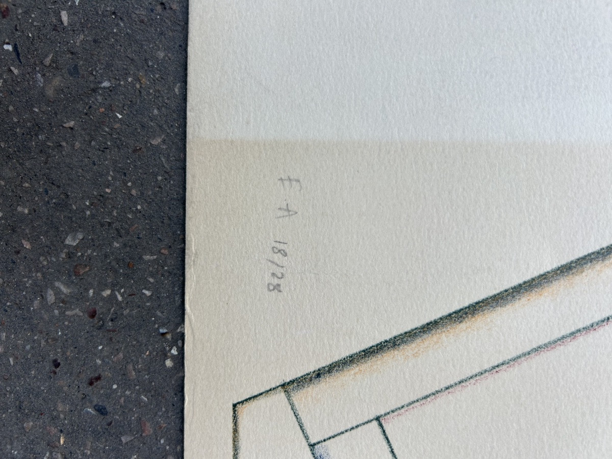 Jan Voss - German - 20th - Abstract Engraving-photo-3