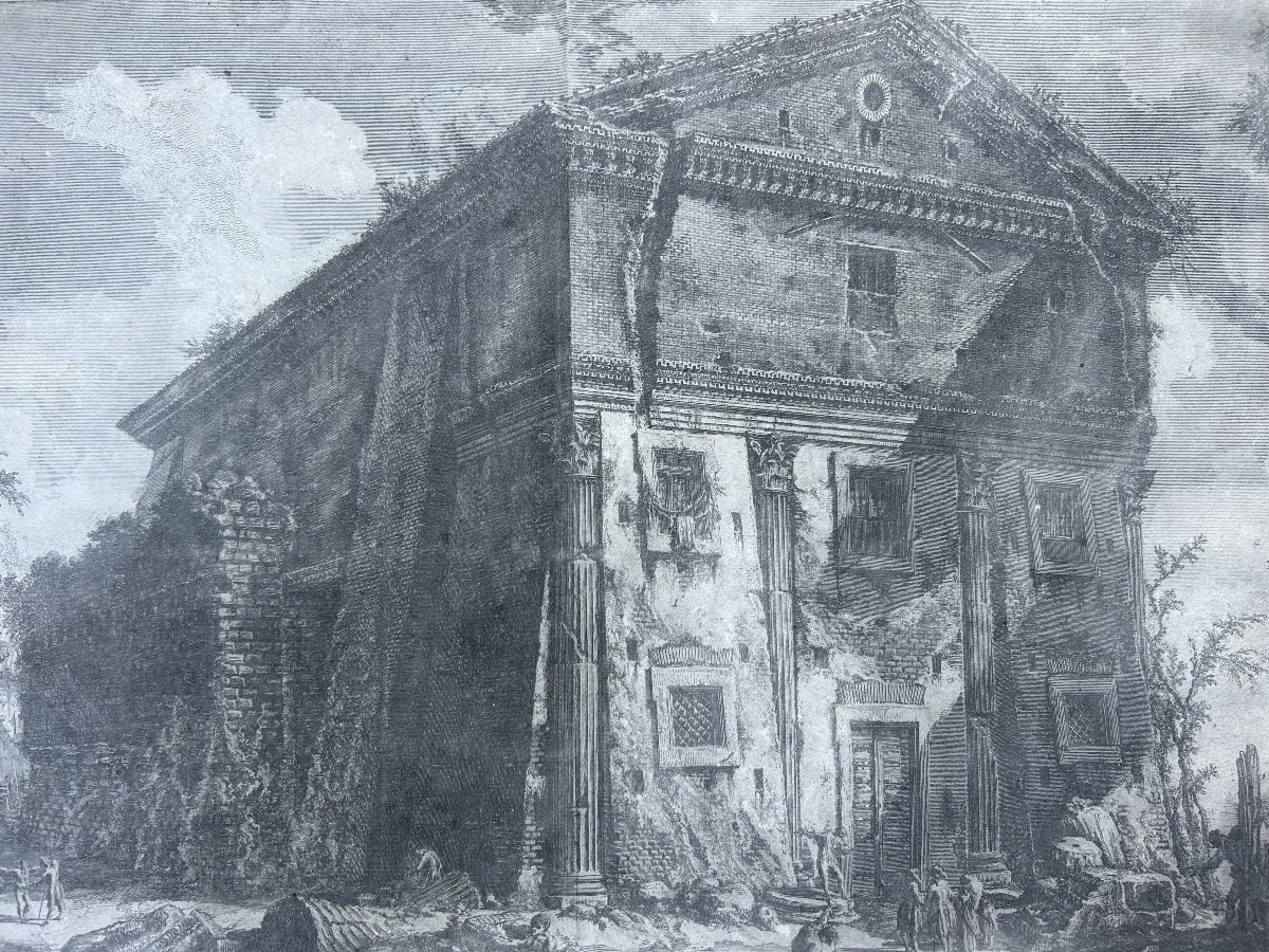 Giovanni Battista Piranesi - Print - Italy 18th Century - Ruins Of Pompei-photo-2