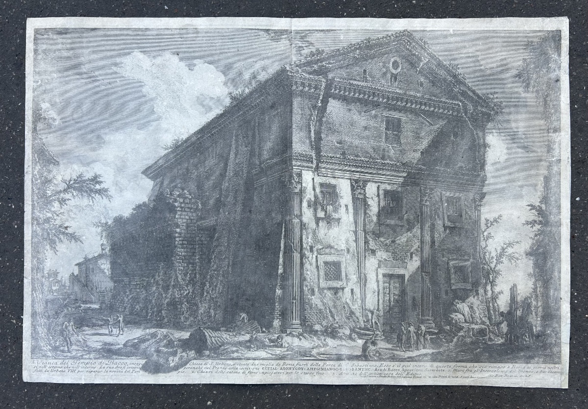 Giovanni Battista Piranesi - Print - Italy 18th Century - Ruins Of Pompei