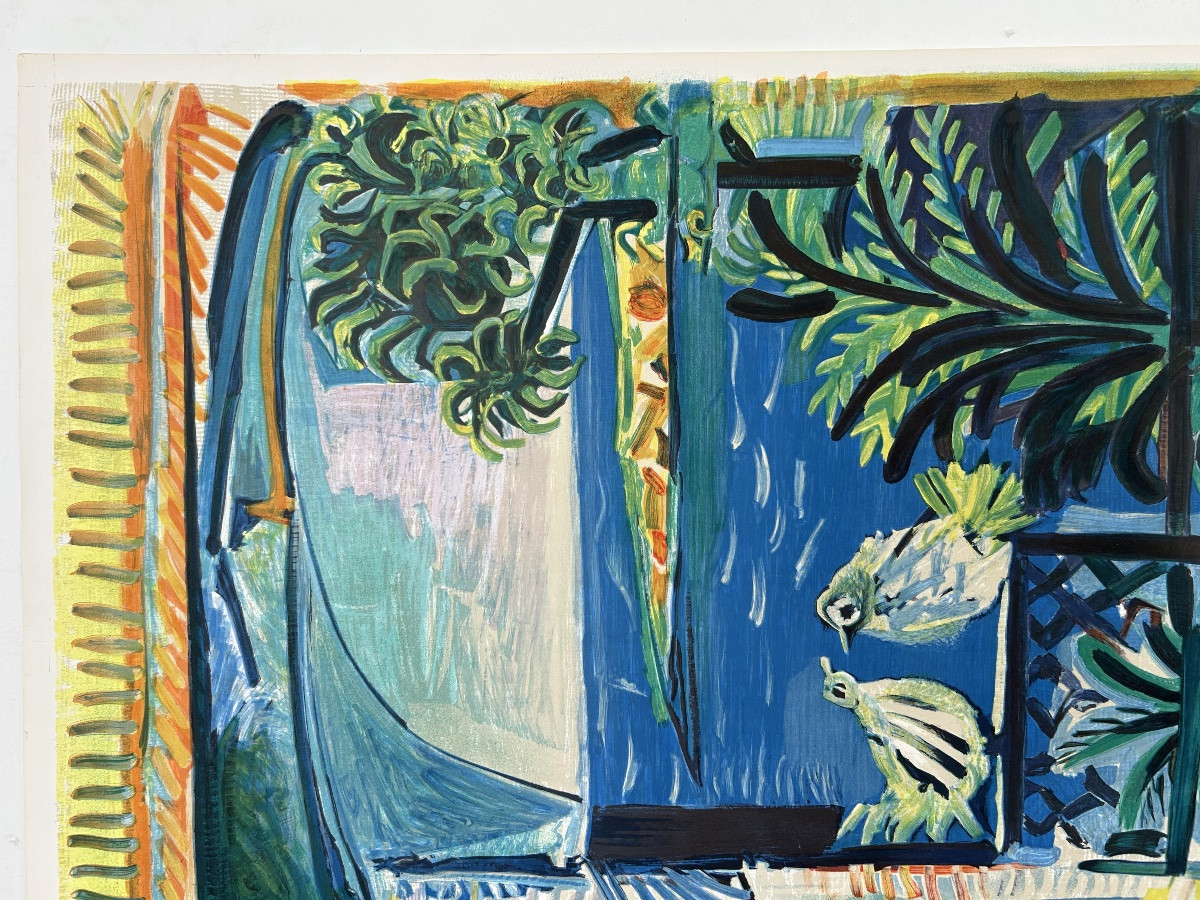 Picasso  XXeme- affiche lithographique « Côte d’Azur » 1962-photo-4