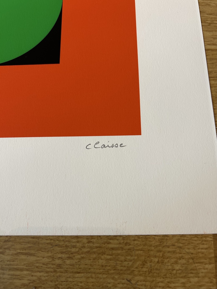 Geneviève Claisse - 20th - Print - Geometric Composition - Publisher Galerie F-photo-3