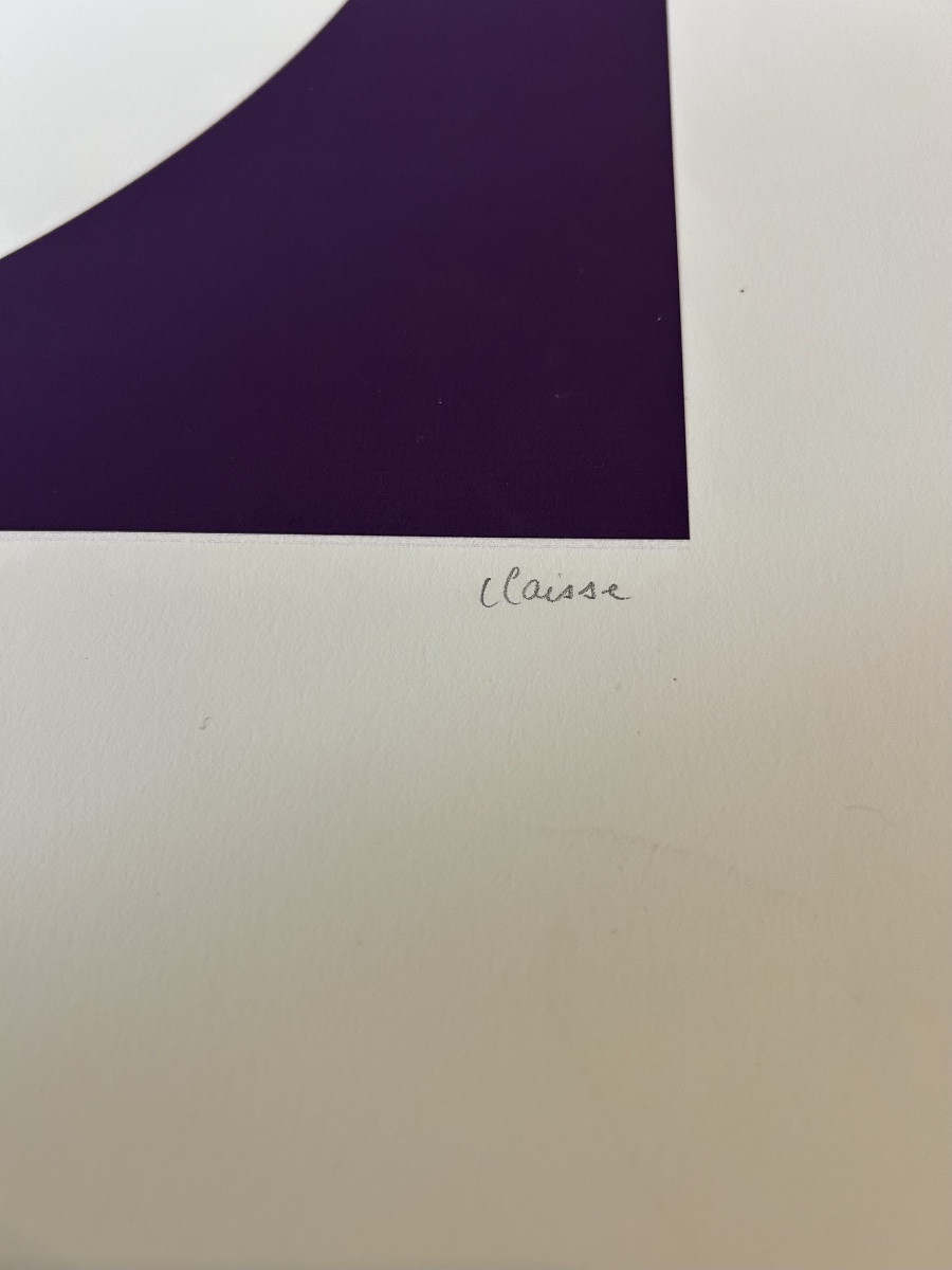 Geneviève Claisse - 20ème - lithographie Composition géométrique 2015-photo-4