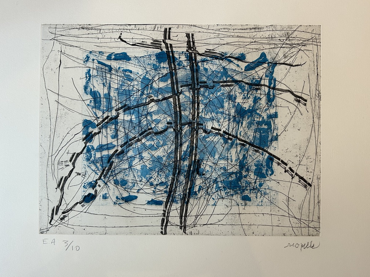 Jean-paul Riopelle - 20th - Etching Lithograph 1991 - Ea - Signed -photo-2