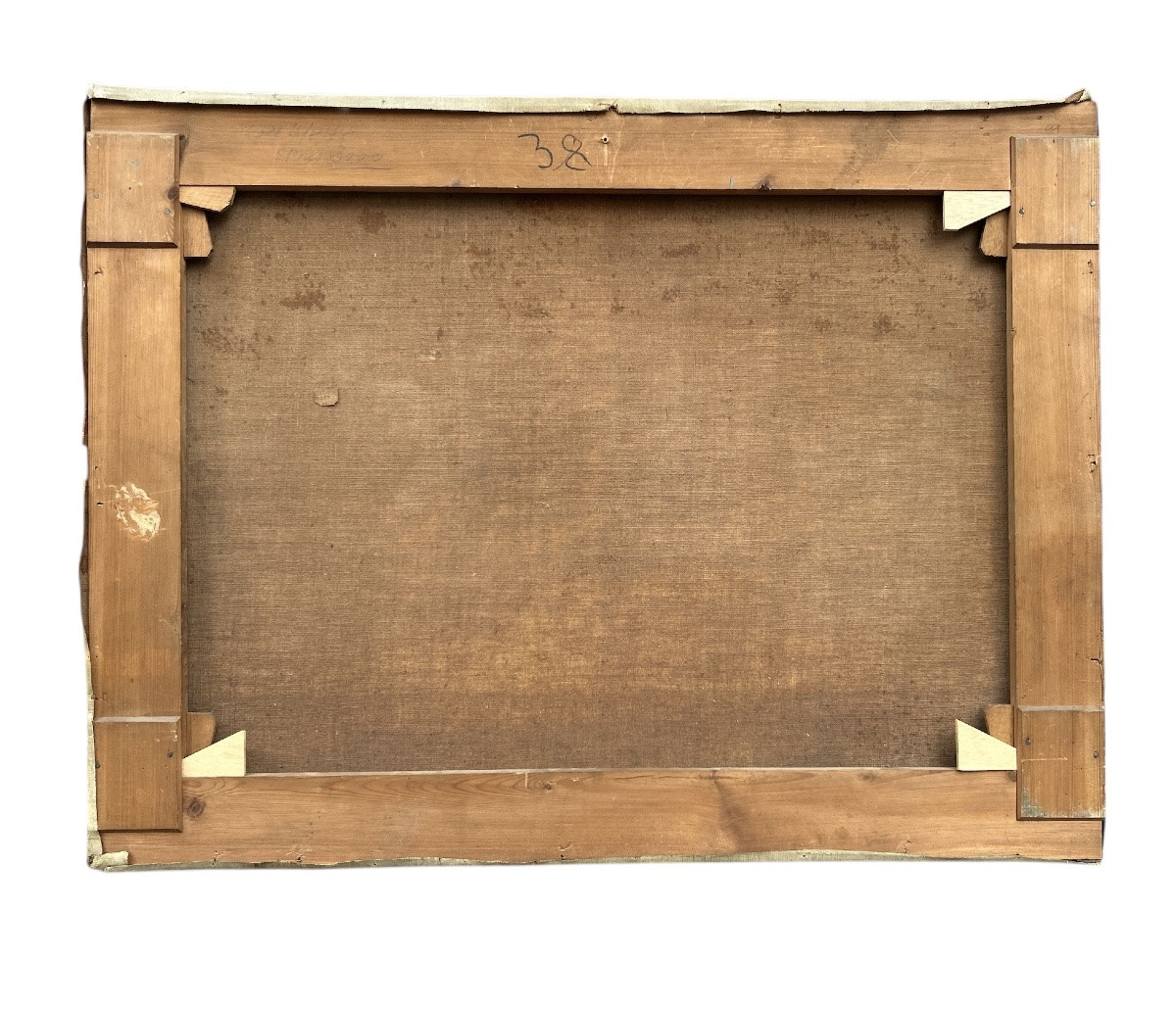 Otto Bache  Danois 20ème « Les instruments de musique » huile sur toile -photo-3