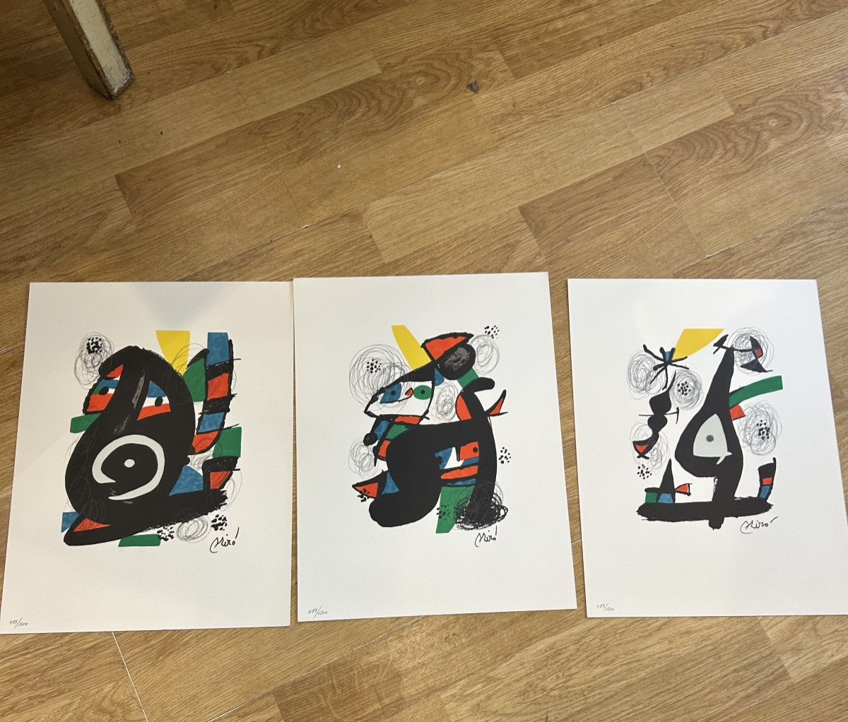 Porte folio « La mélodie acide de Joan Miró publié en 1980. 14 lithographies originales-photo-4