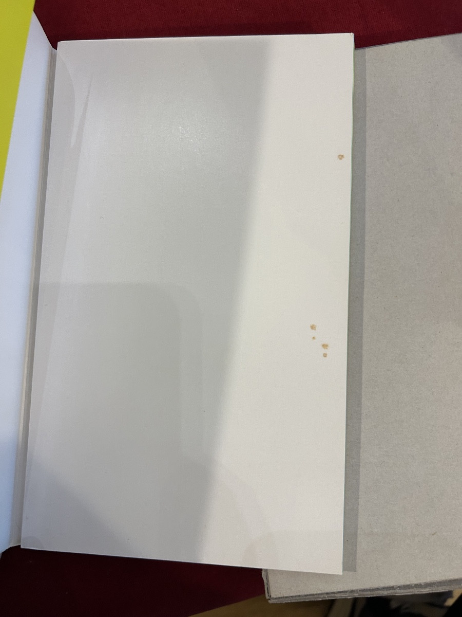 Bertrand Lavier. Random Artist's Book. Original Dated And Signed Print, 2002, Numbered Edition.-photo-1