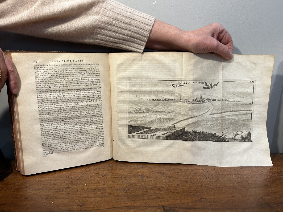 Chardin, Voyages Perse, Amsterdam 1735, 4 Vols., Complete With Folding Maps And Plates-photo-4