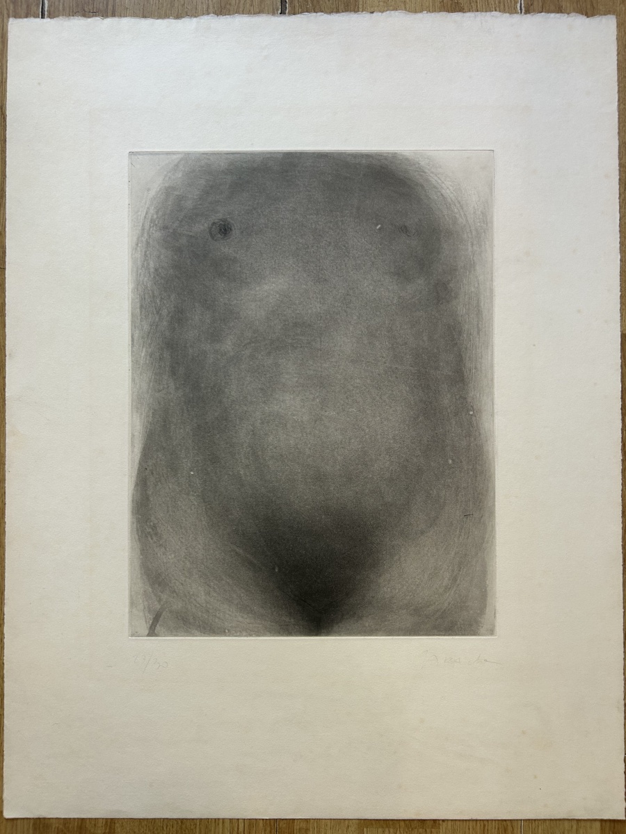 Claude Garache (1929-2023) – Estampe originale signée et numérotée, 1980 Nu de femme 