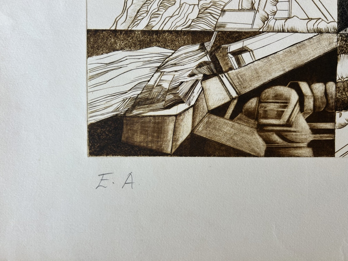 Orlando Pelayo (1920-1990) - Original Etching, Artist's Proof (e.a.)-photo-2