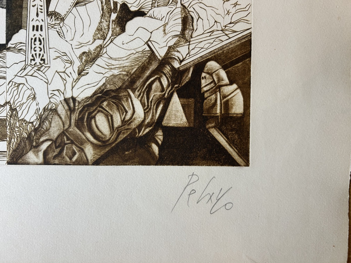 Orlando Pelayo (1920-1990) - Original Etching, Artist's Proof (e.a.)-photo-2