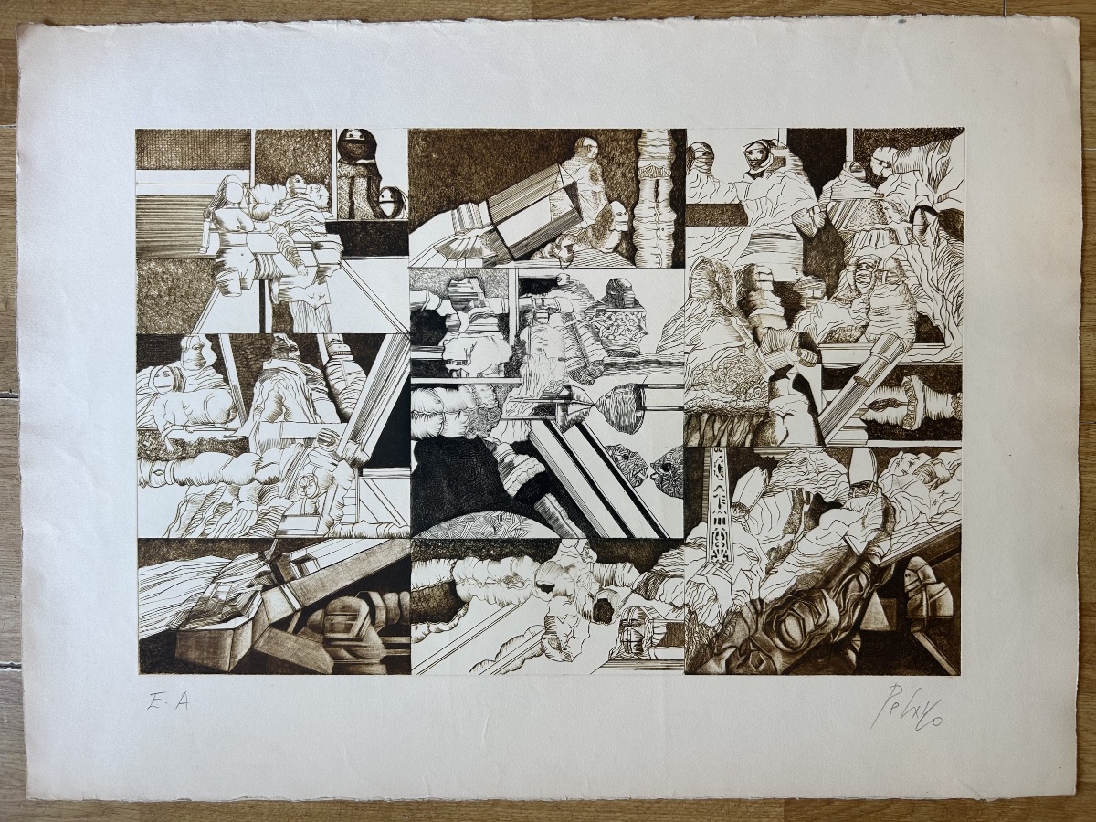 Orlando Pelayo (1920-1990) - Original Etching, Artist's Proof (e.a.)