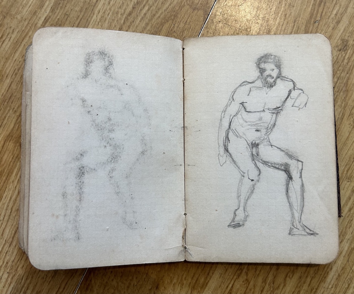 A Significant Collection Of Works From The Studio Of The Sculptor Carrier-belleuse (1824–1887), Including Drawings, Sketchbooks, And Correspondence-photo-4