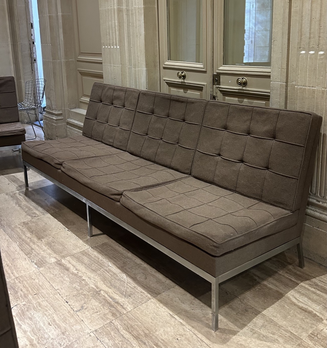 Florence Knoll – Parallel Bar 3-seater Sofa, Model 53 – Knoll International-photo-3