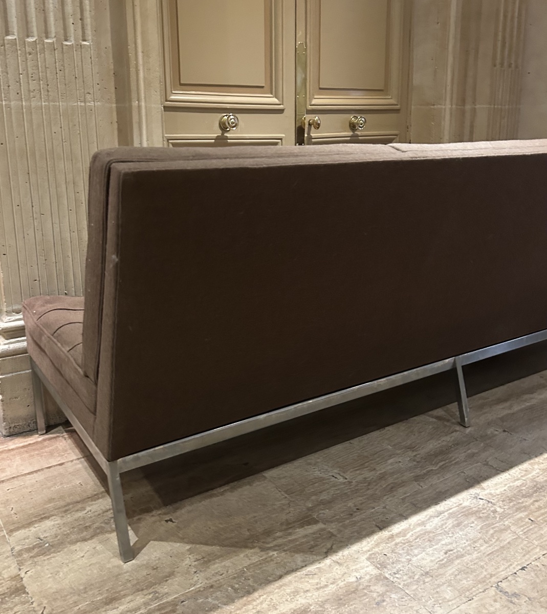 Florence Knoll – Parallel Bar 3-seater Sofa, Model 53 – Knoll International-photo-4