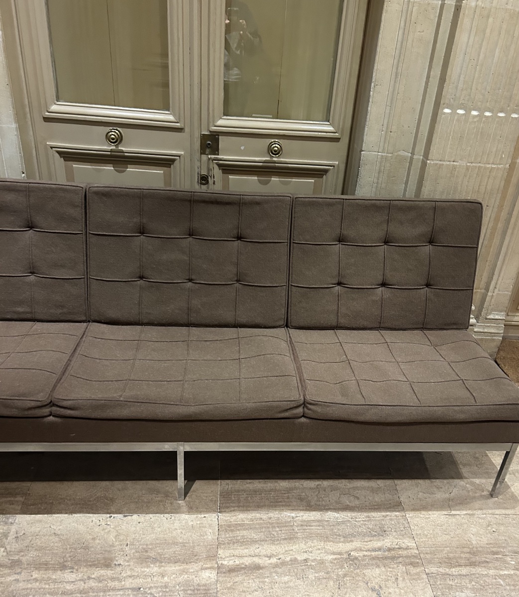 Florence Knoll – Parallel Bar 3-seater Sofa, Model 53 – Knoll International-photo-2