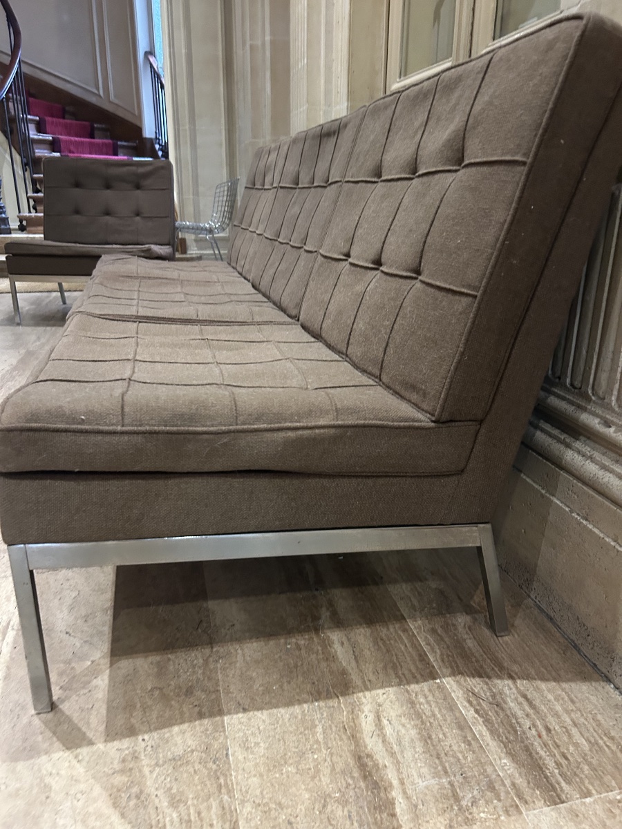 Florence Knoll – Parallel Bar 3-seater Sofa, Model 53 – Knoll International-photo-3