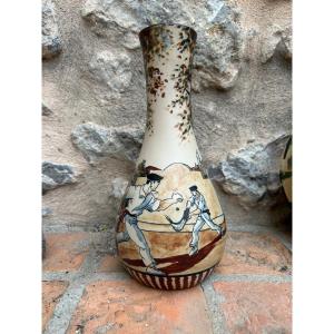 Ciboure Sandstone Vase Monogram Rf Rodolphe Fisher