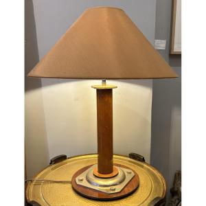 Lampe de bureau. Art Déco. Acajou et métal Travail français 